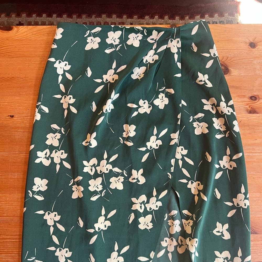 Women’s Silk Midi Skirt